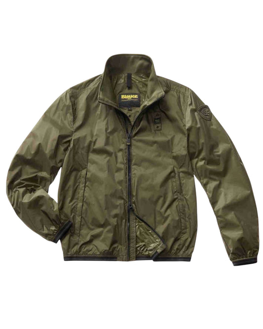 Giubbino Uomo BLAUER in Nylon con Zip Doppio Cursore Regular Fit
