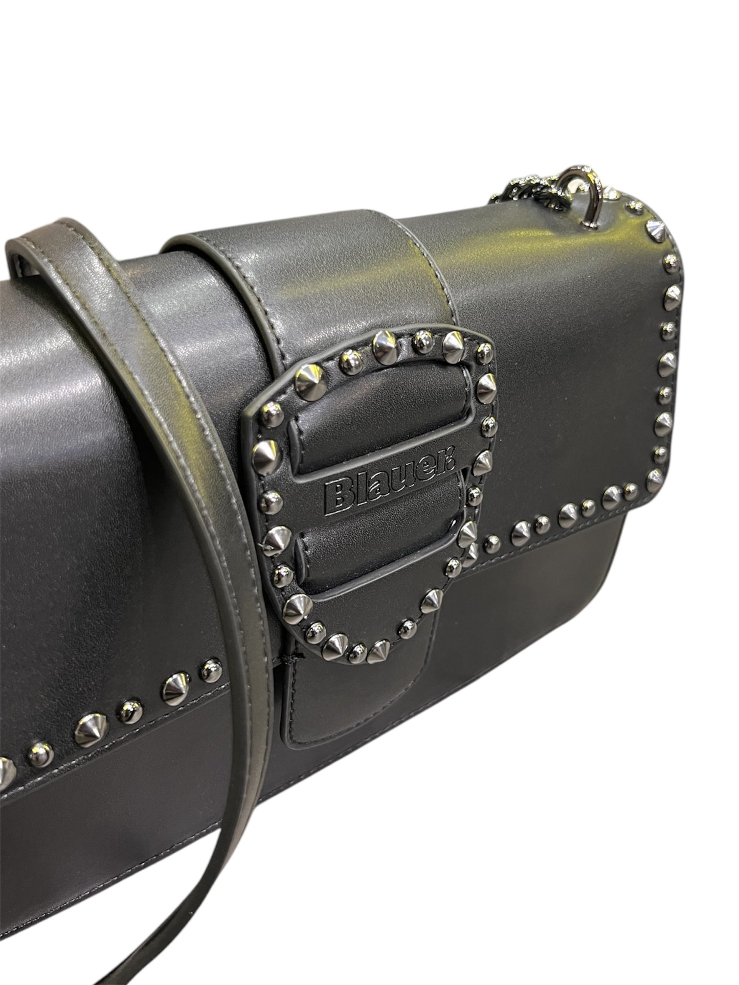 Borsa con borchie - Blauer