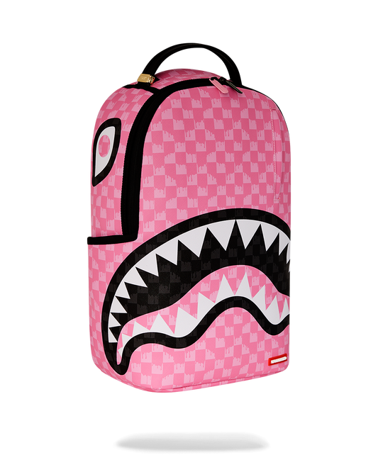 Zaino PINK AND BLACK DRIP CHECK DLXSV BACKPACK - Sprayground