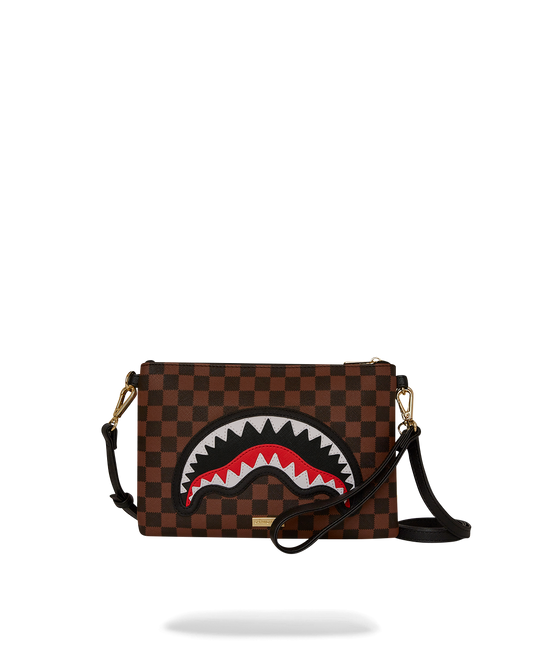 Pochette SAWTOOTH SHARKS IN PARIS CROSSOVER CLUTCH - Sprayground