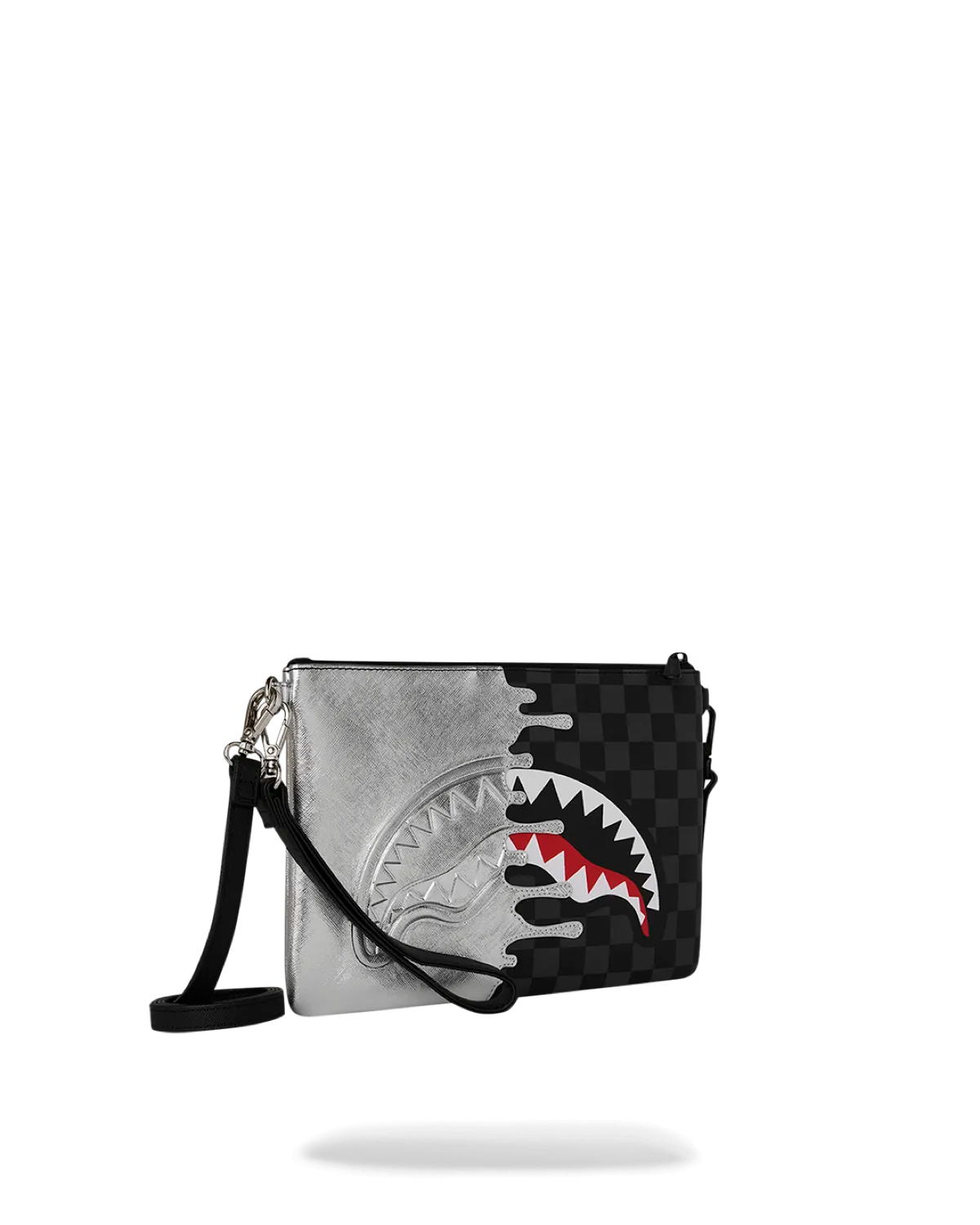 Pochette Silver Side Drip Crossover Clutch Sprayground