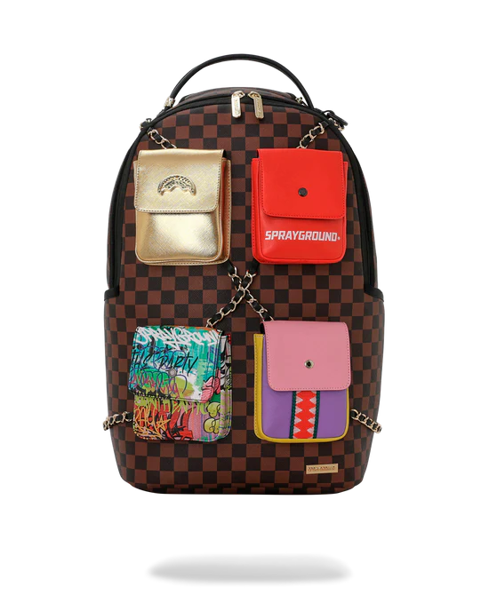 Zaino Sprayground Hanging Pockets Mix Up Backpack