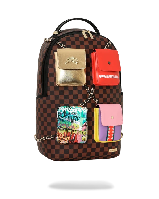Zaino Sprayground Hanging Pockets Mix Up Backpack