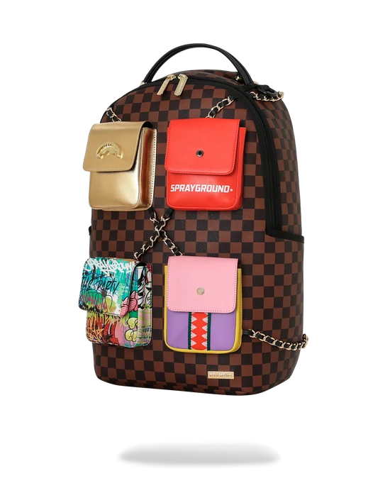 Zaino Sprayground Hanging Pockets Mix Up Backpack