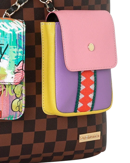 Zaino Sprayground Hanging Pockets Mix Up Backpack