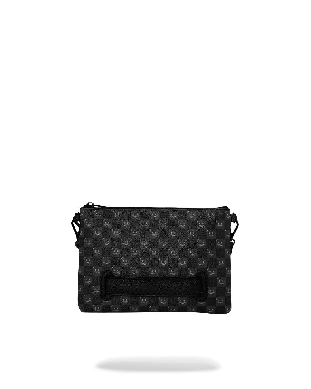 Pochette Sprayground Sharks In Paris Wtf Bubbly Black Check Crossover Clutch