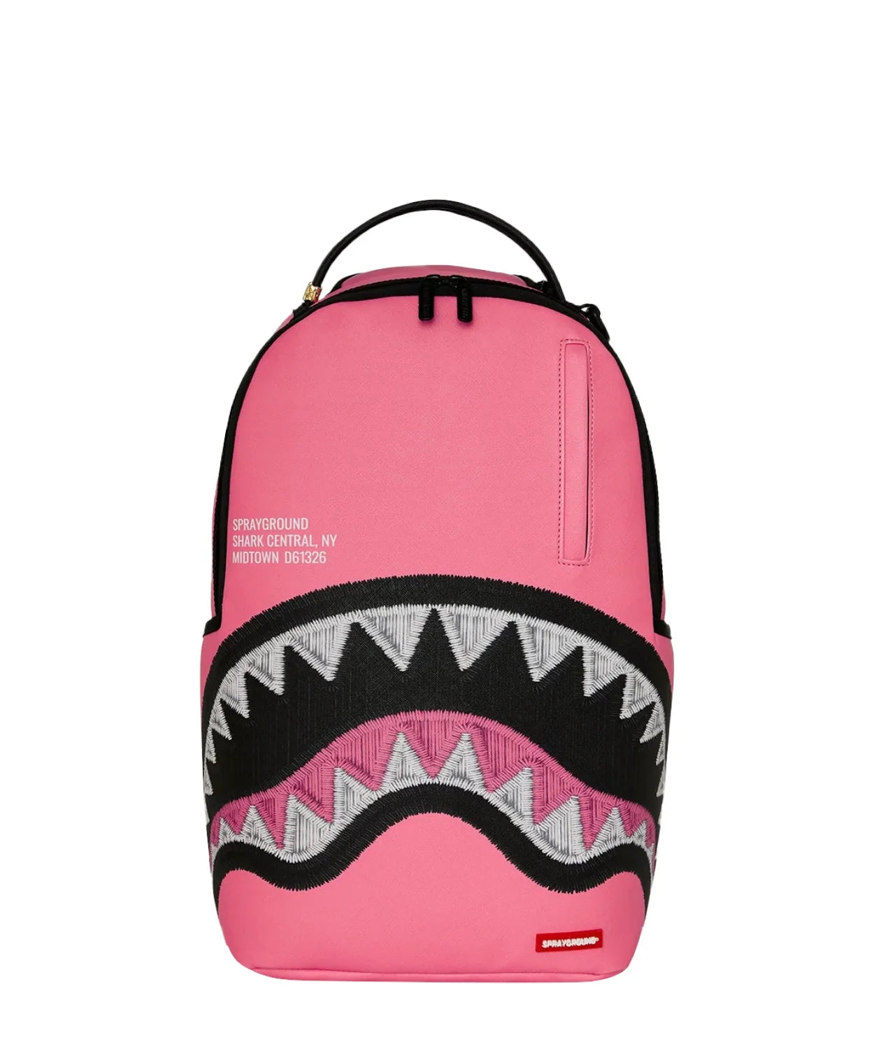 Zaino Sprayground Shark Central Pink Embroidered Shark Backpack