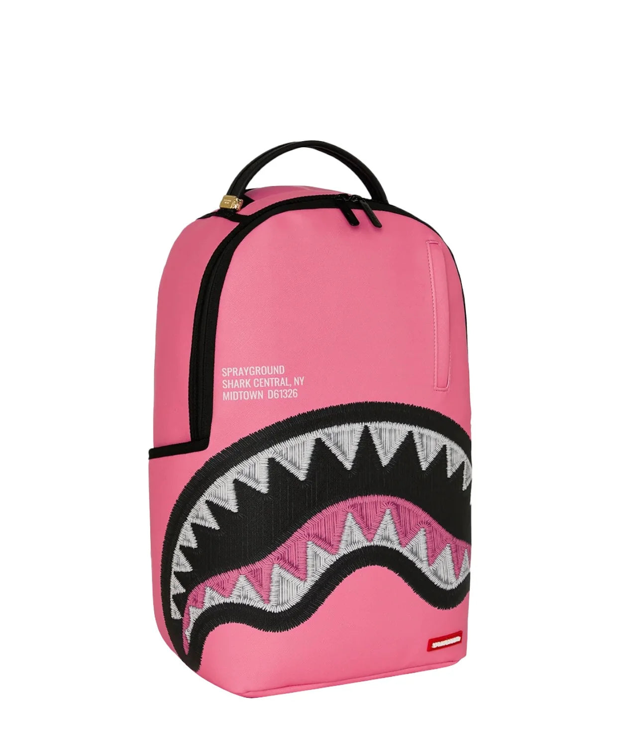 Zaino Sprayground Shark Central Pink Embroidered Shark Backpack