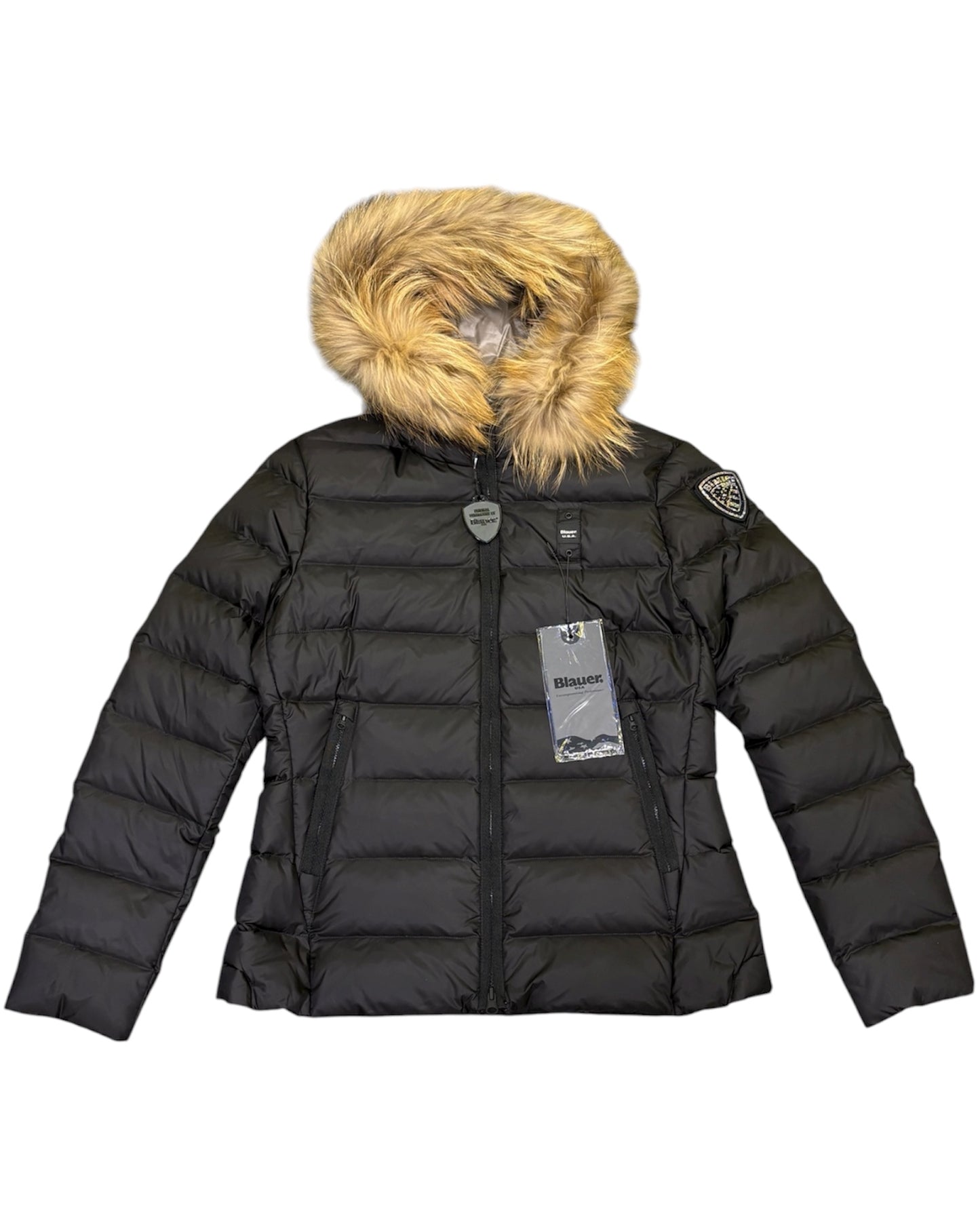 Piumino donna Blauer Arcadia in nylon lucido