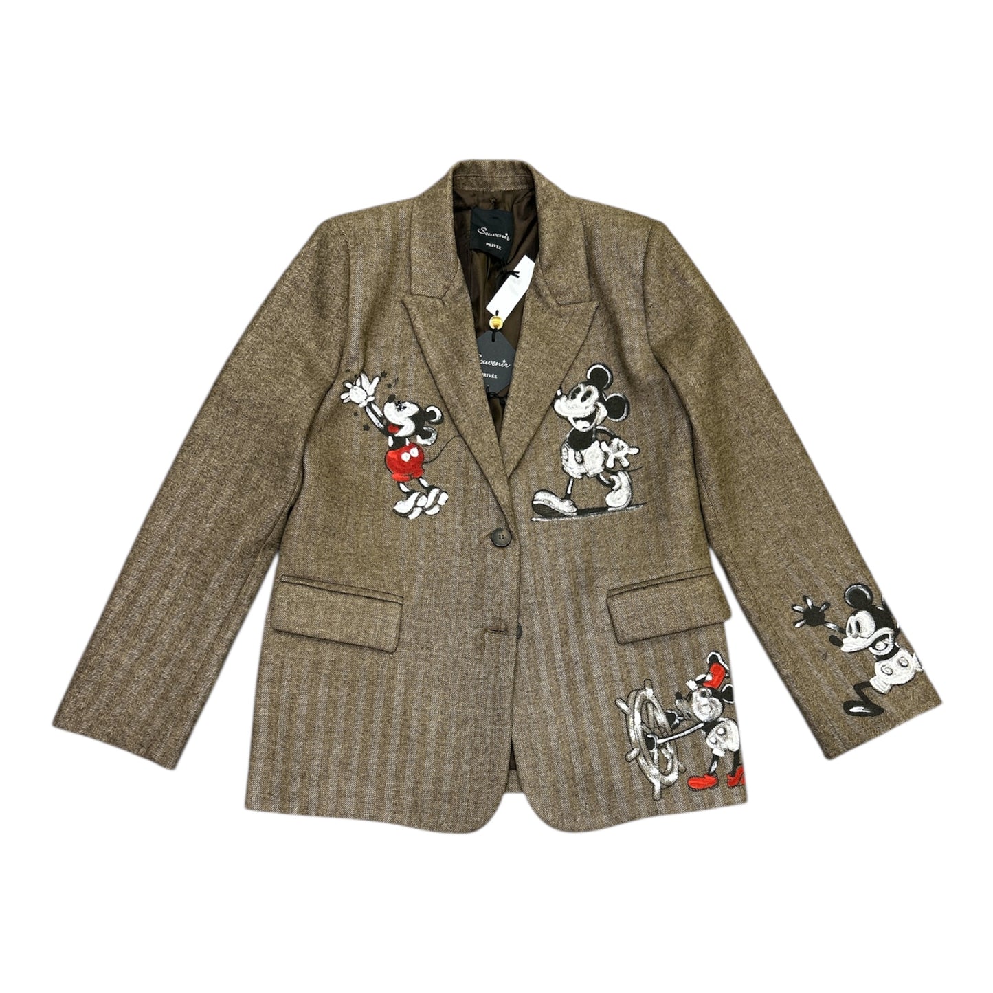 Blazer donna Souvenir con immagine Topolina dipinta a mano