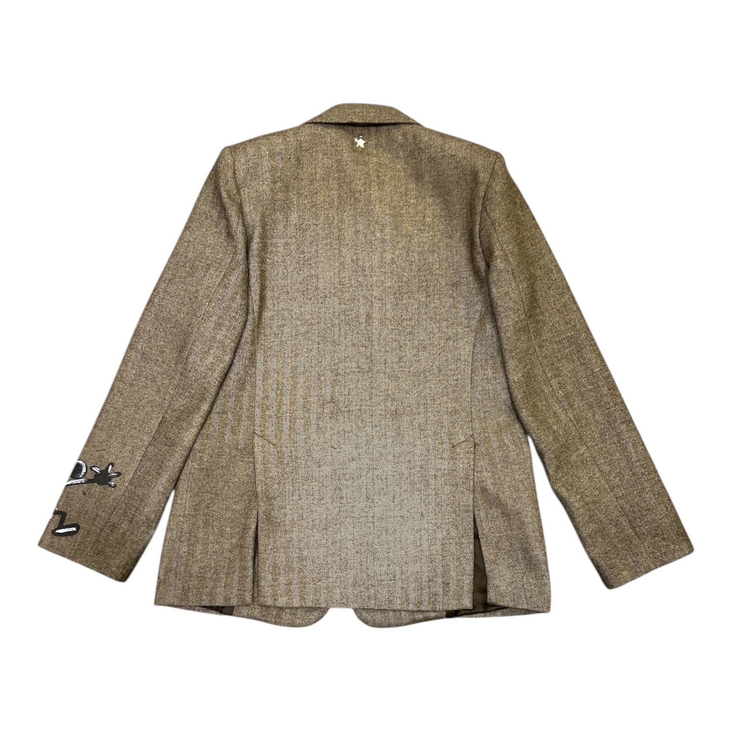 Giacca elegante donna in tinta unita con spalline