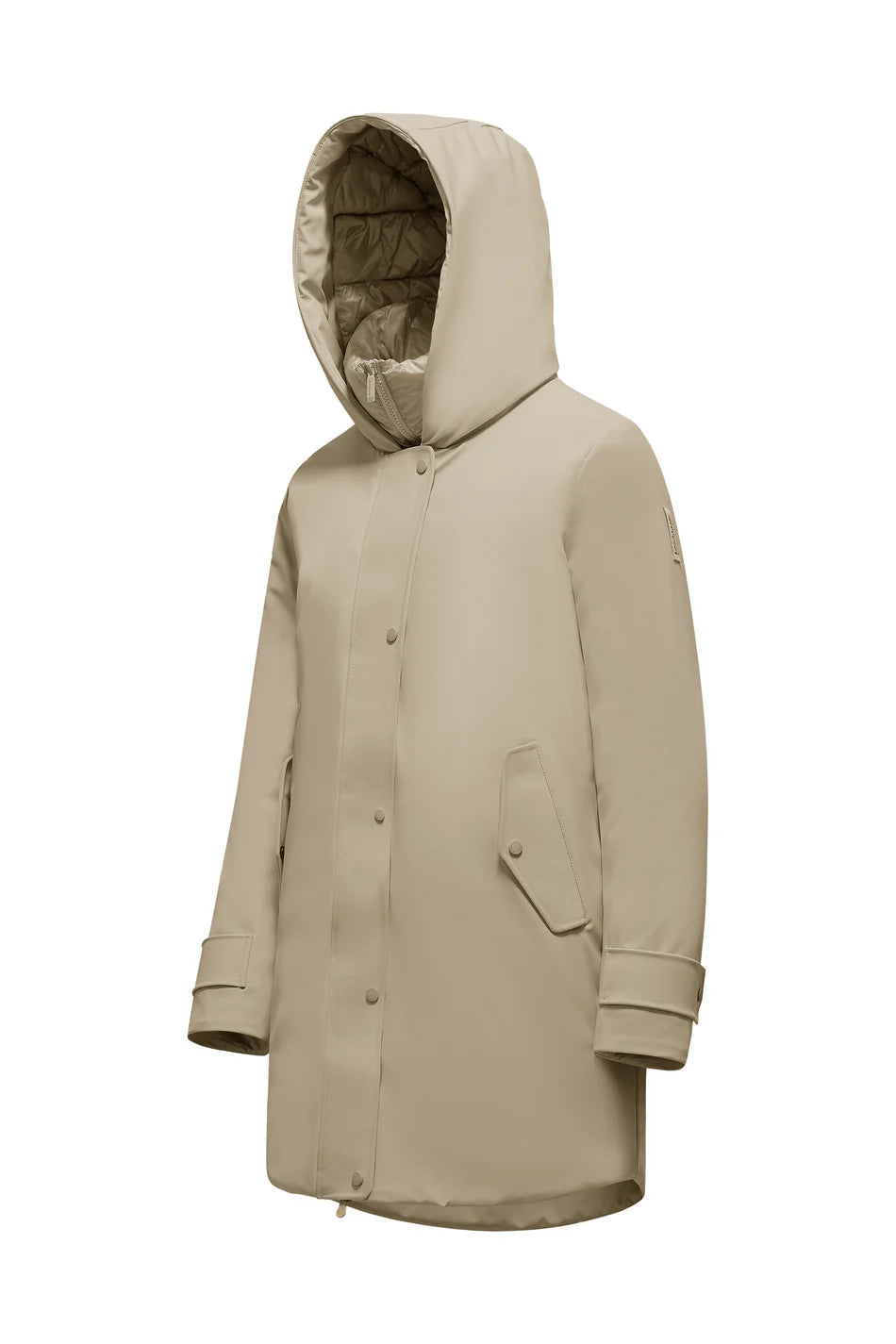 Parka tecnico waterproof windproof con imbottitura sostenibile