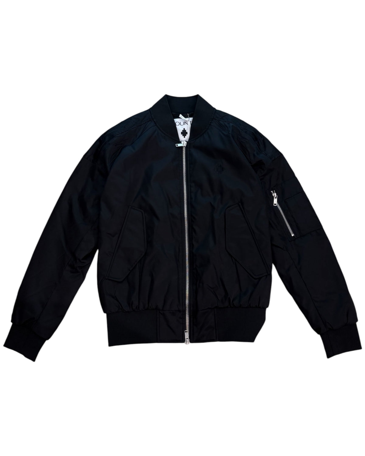 Bomber Uomo COUNTY OF MILAN con Ricamo Nero
