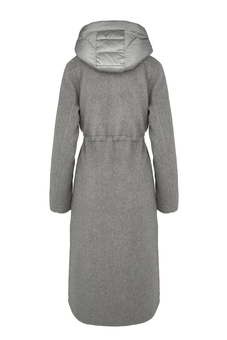 Bomboogie Copenhagen Coat Cappotto Donna in Lana Effetto Alpaca e Nylon