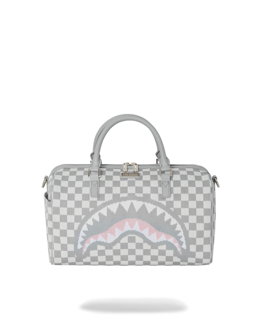 Bauletto knit shark in paris in cream mini duffle - Sprayground