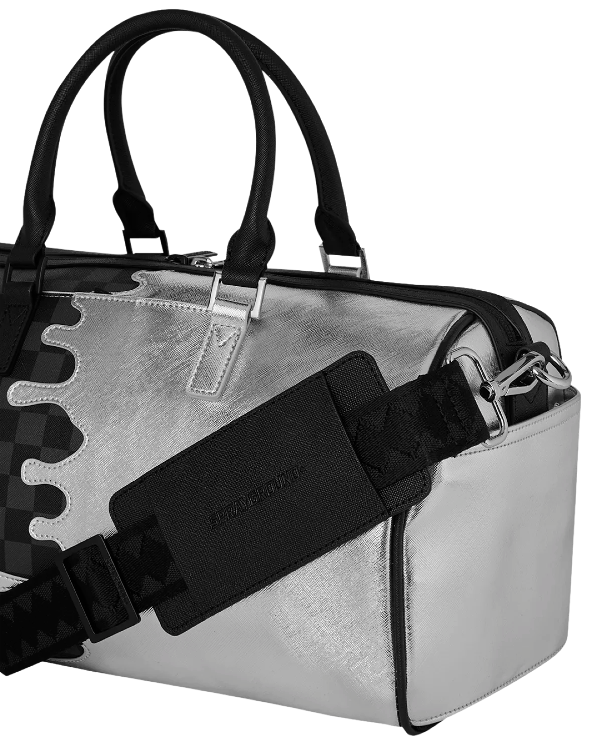 Borsone Silver Side Drip Mini Duffle Sprayground
