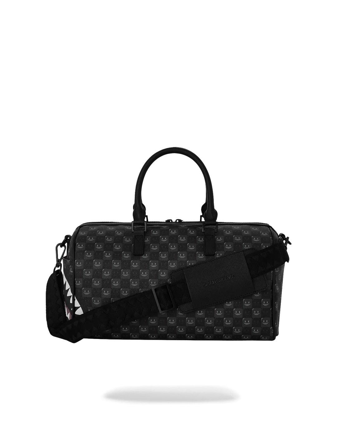 Bauletto Sprayground Sharks In Paris Wtf Bubbly Black Check