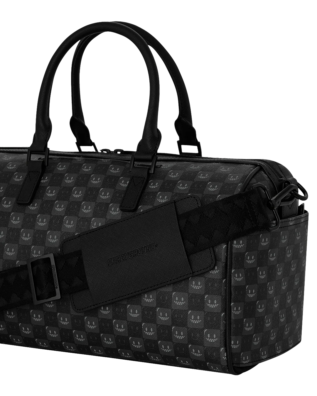 Bauletto Sprayground Sharks In Paris Wtf Bubbly Black Check
