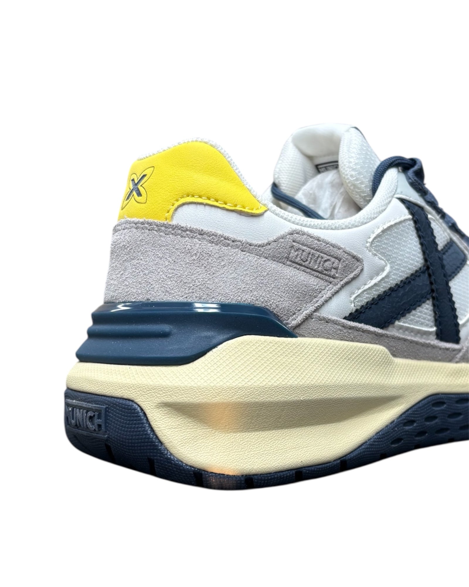 Dettaglio laterale sneakers MUNICH NEXA 17 X blu navy