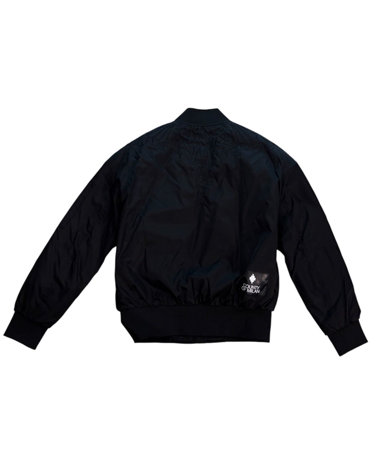 Bomber Uomo COUNTY OF MILAN con Ricamo Nero