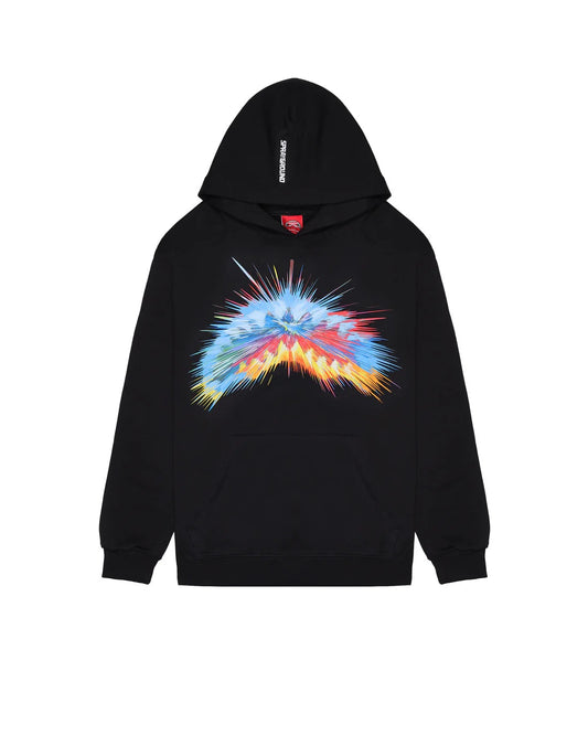 Felpa uomo PAINT XPLOSION HOODIE Sprayground cotone