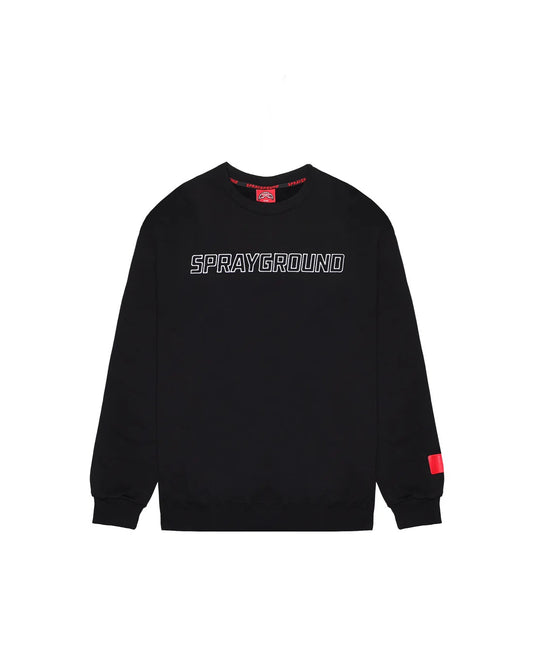 Felpa uomo SPRAYGROUND BASIC CREWNECK cotone