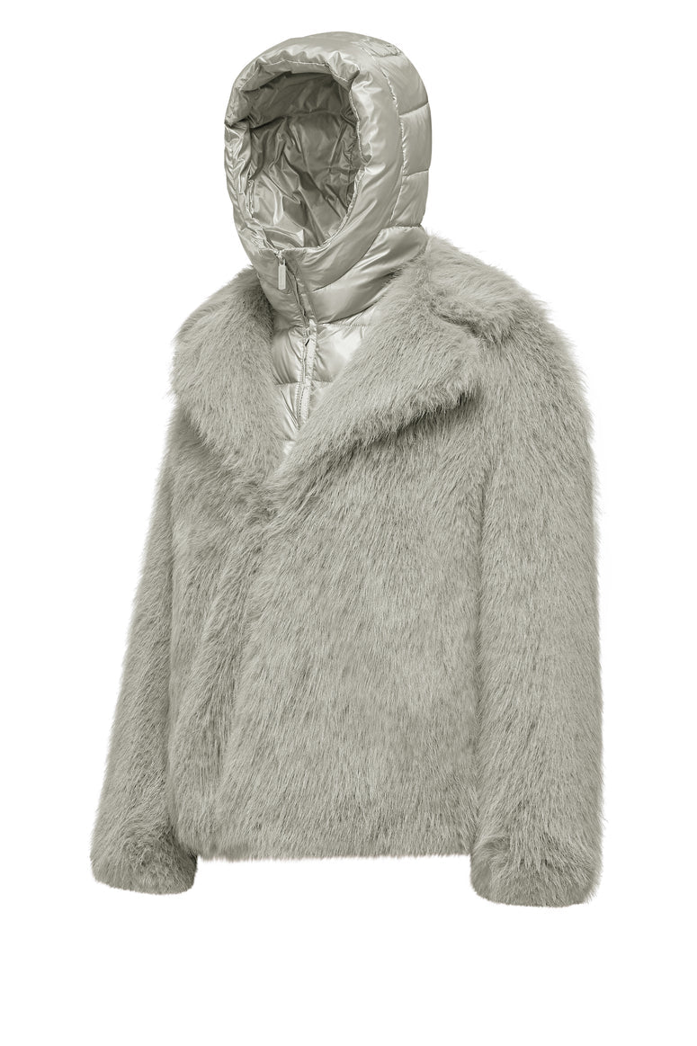 Bomboogie Paris Coat Pellicciotto Donna Corto in Ecopelliccia