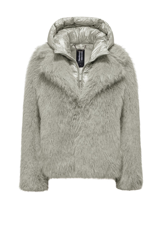 Bomboogie Paris Coat Pellicciotto Donna Corto in Ecopelliccia