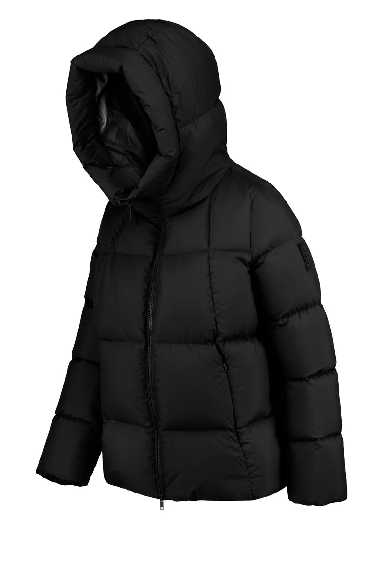Bomboogie Piumino Donna con Maxi Collo Nero