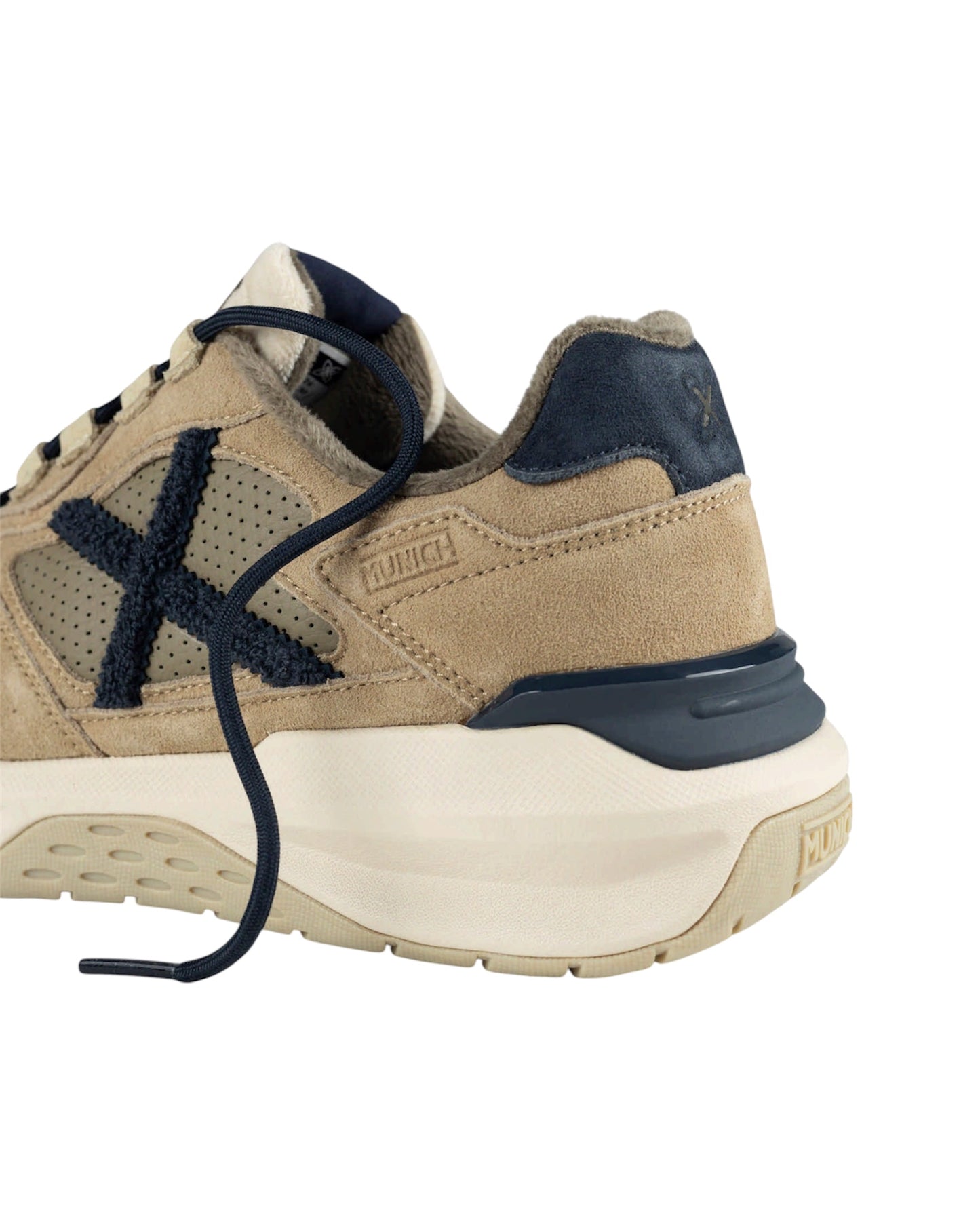 Sneakers Uomo Munich Nexa 26 Beige e Blu
