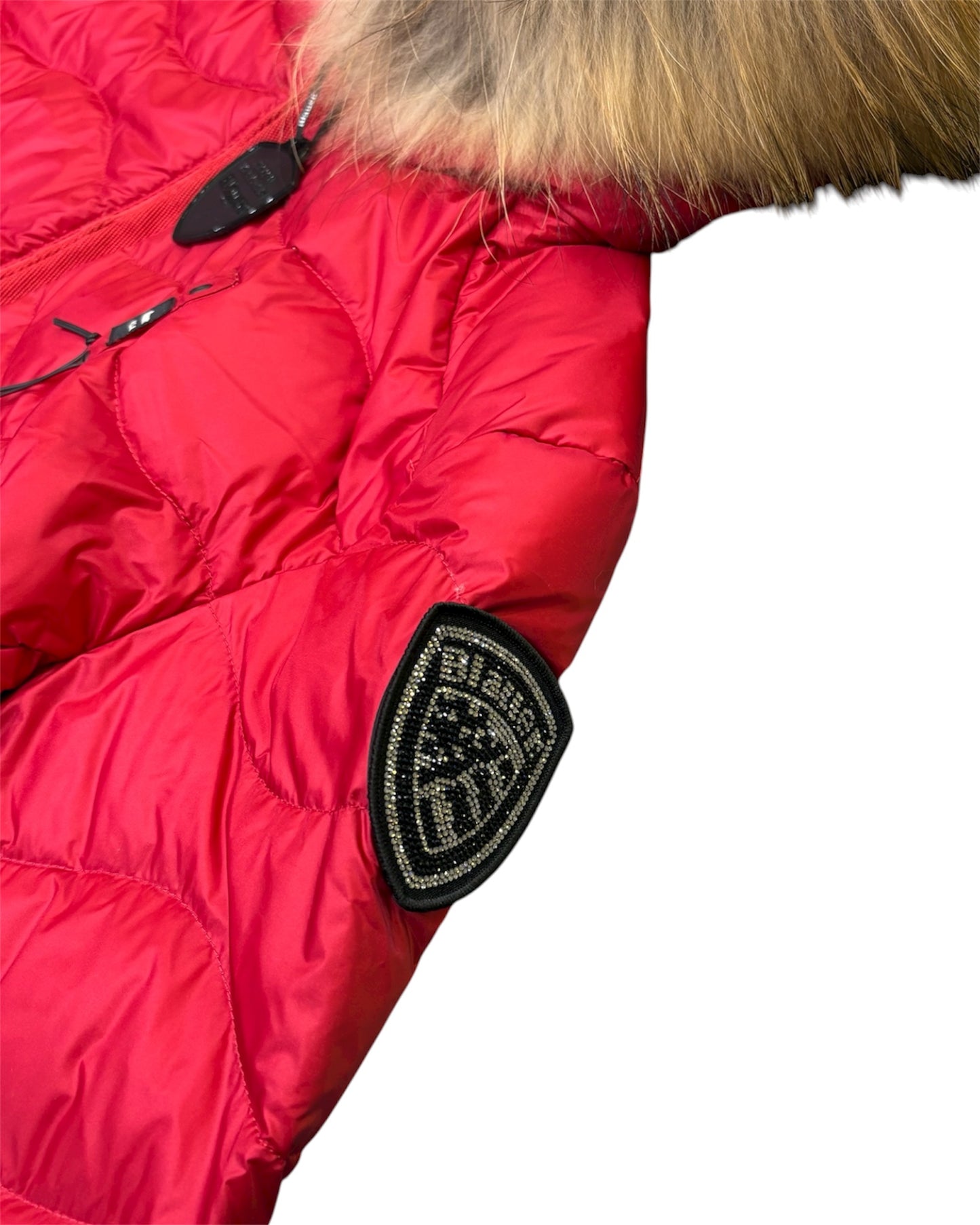PIUMINO CON BORDO IN PELLICCIA ALDIE - Blauer
