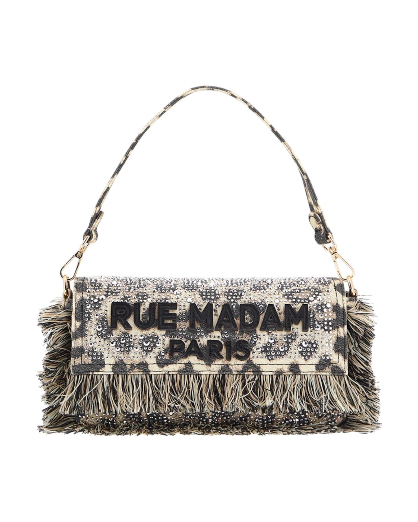 Borsa Shoulder Casablanca Canvas Rue Madam Paris