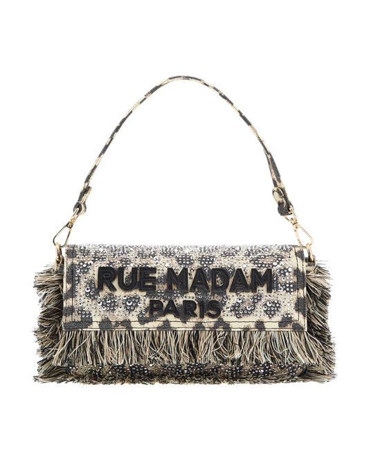 Borsa Shoulder Casablanca Canvas Rue Madam Paris