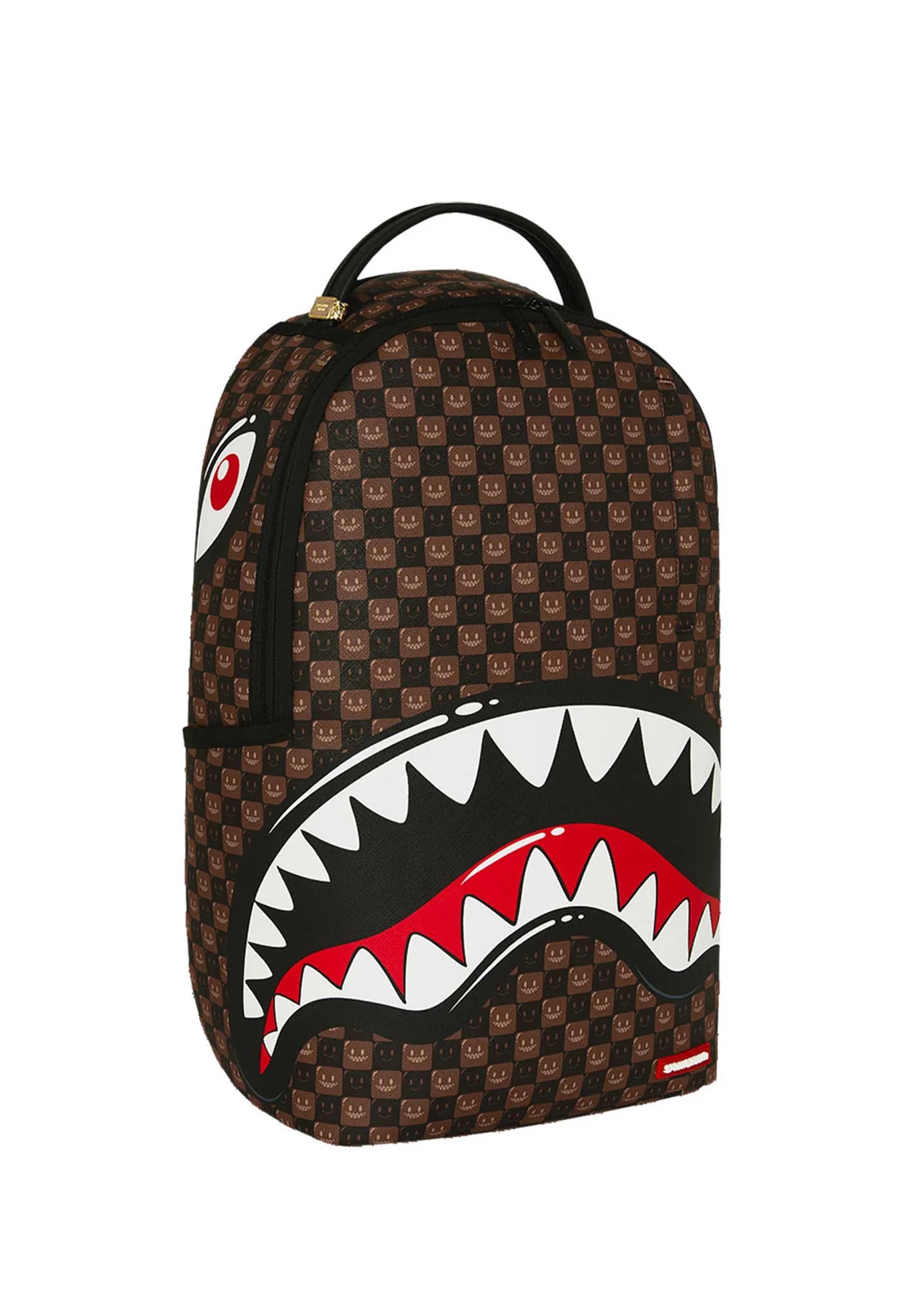 Zaino Sprayground Sharks In Paris WTF Bubbly Brown Check Backpack