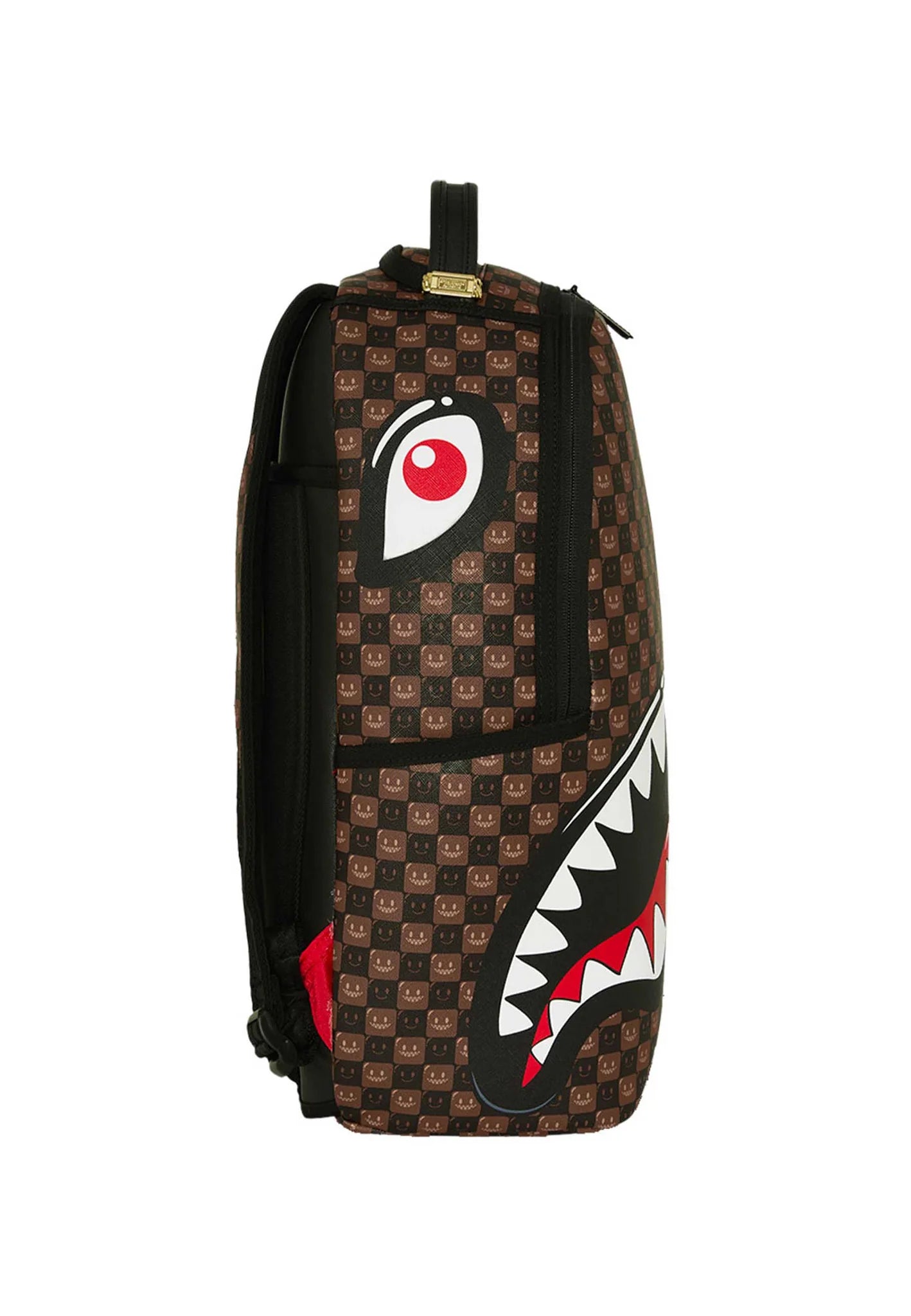 Zaino Sprayground Sharks In Paris WTF Bubbly Brown Check Backpack