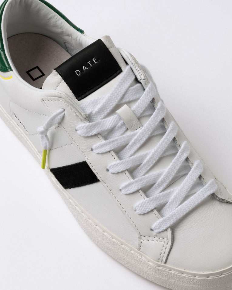 HILL LOW VINTAGE CALF WHITE-GREEN - D.A.T.E