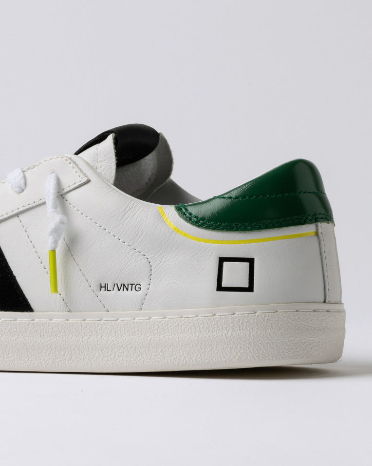HILL LOW VINTAGE CALF WHITE-GREEN - D.A.T.E