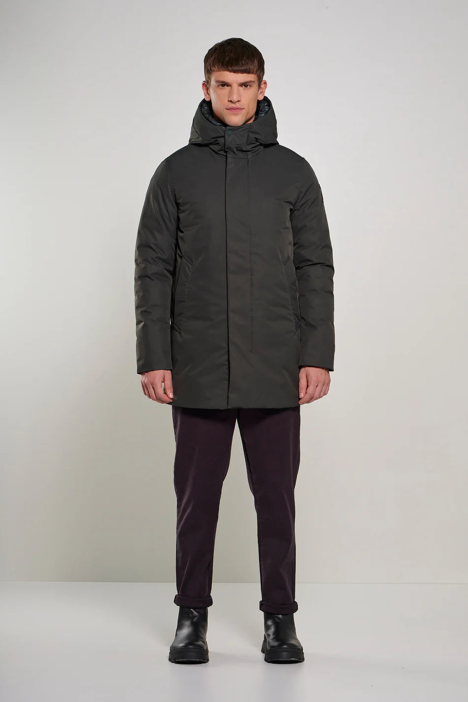 Parka Bomboogie uomo down proof con tasche imbottite