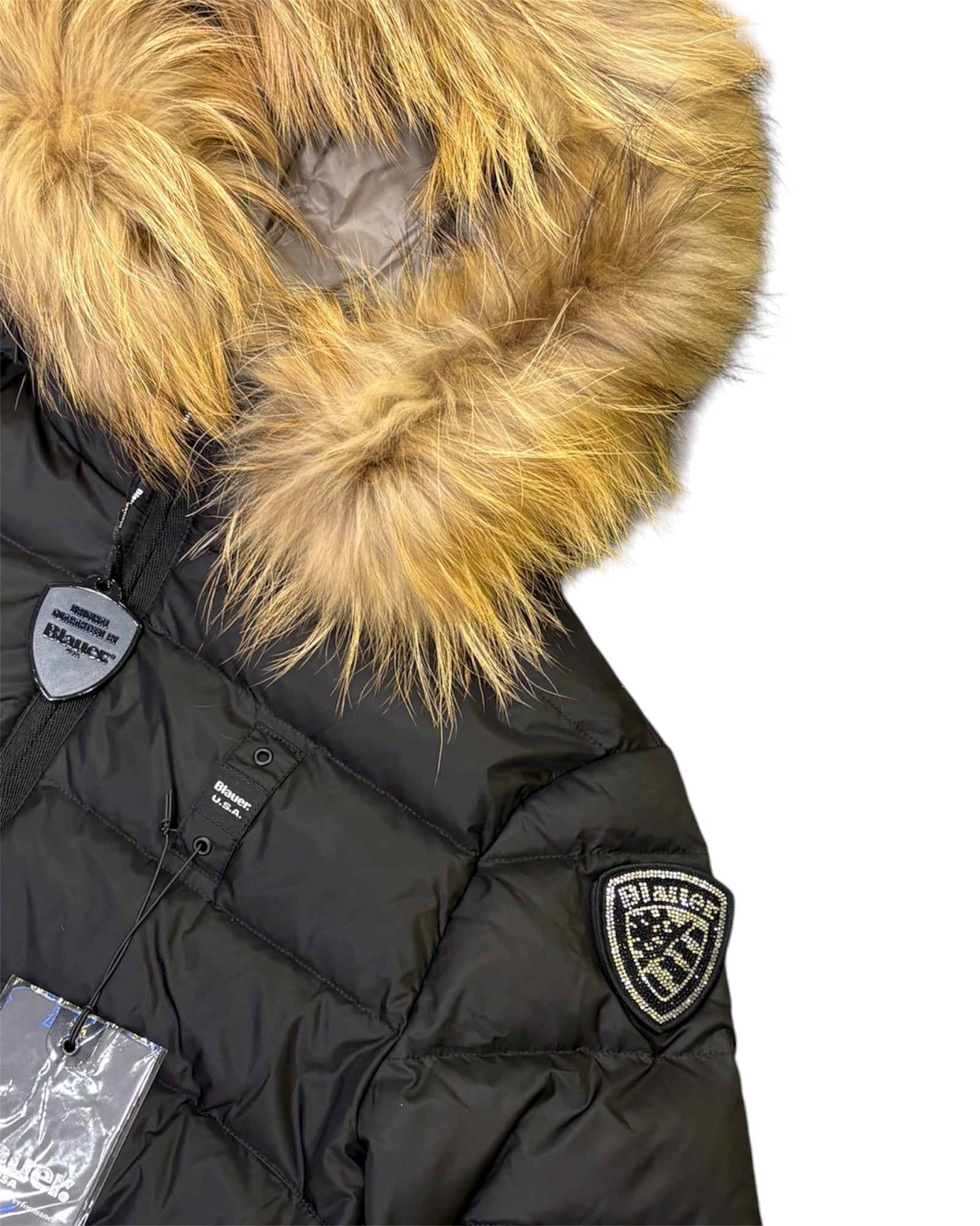 Blauer Arcadia piumino 90/10 con pelliccia removibile