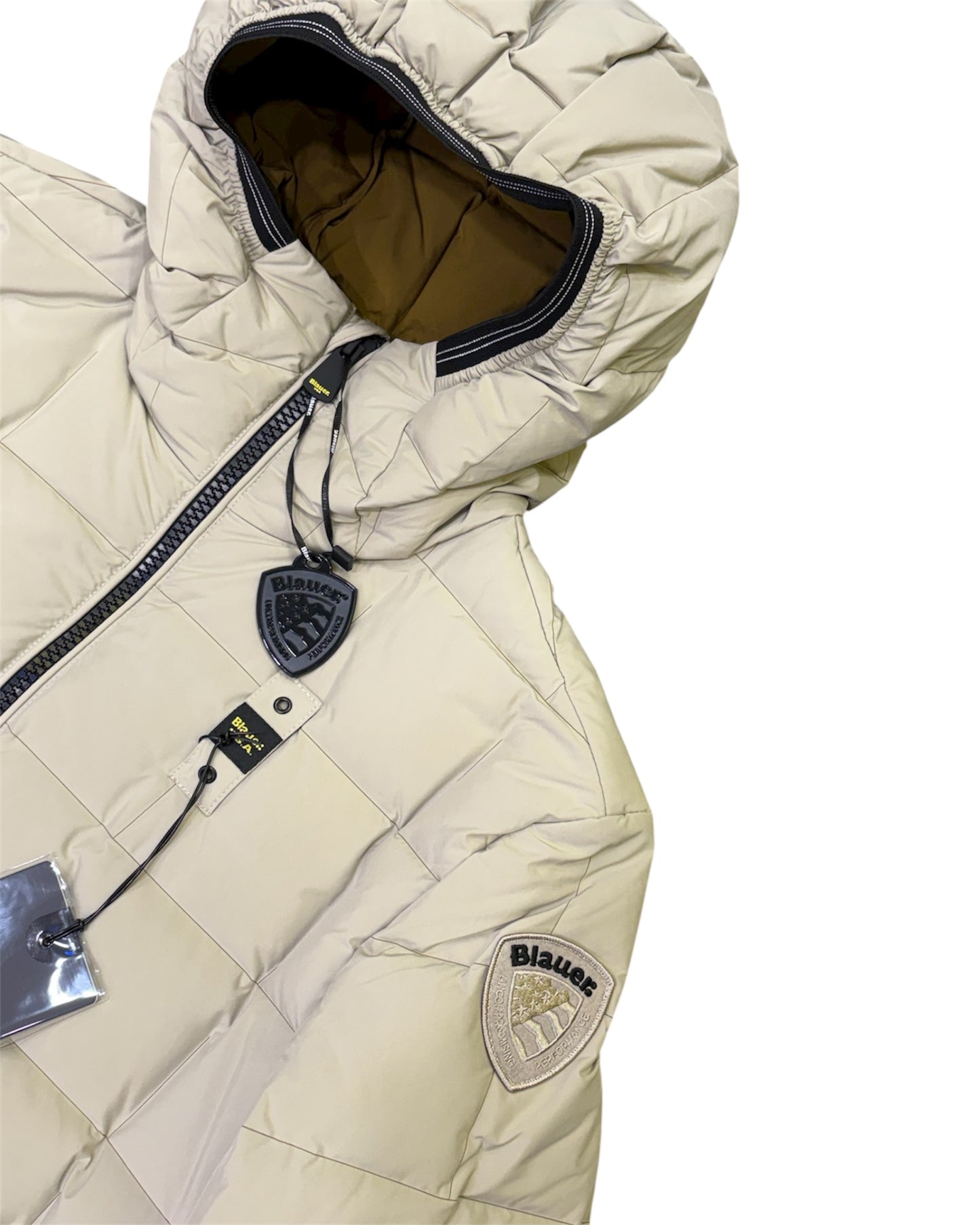 Piumino Blauer Dalin con cappuccio e zip