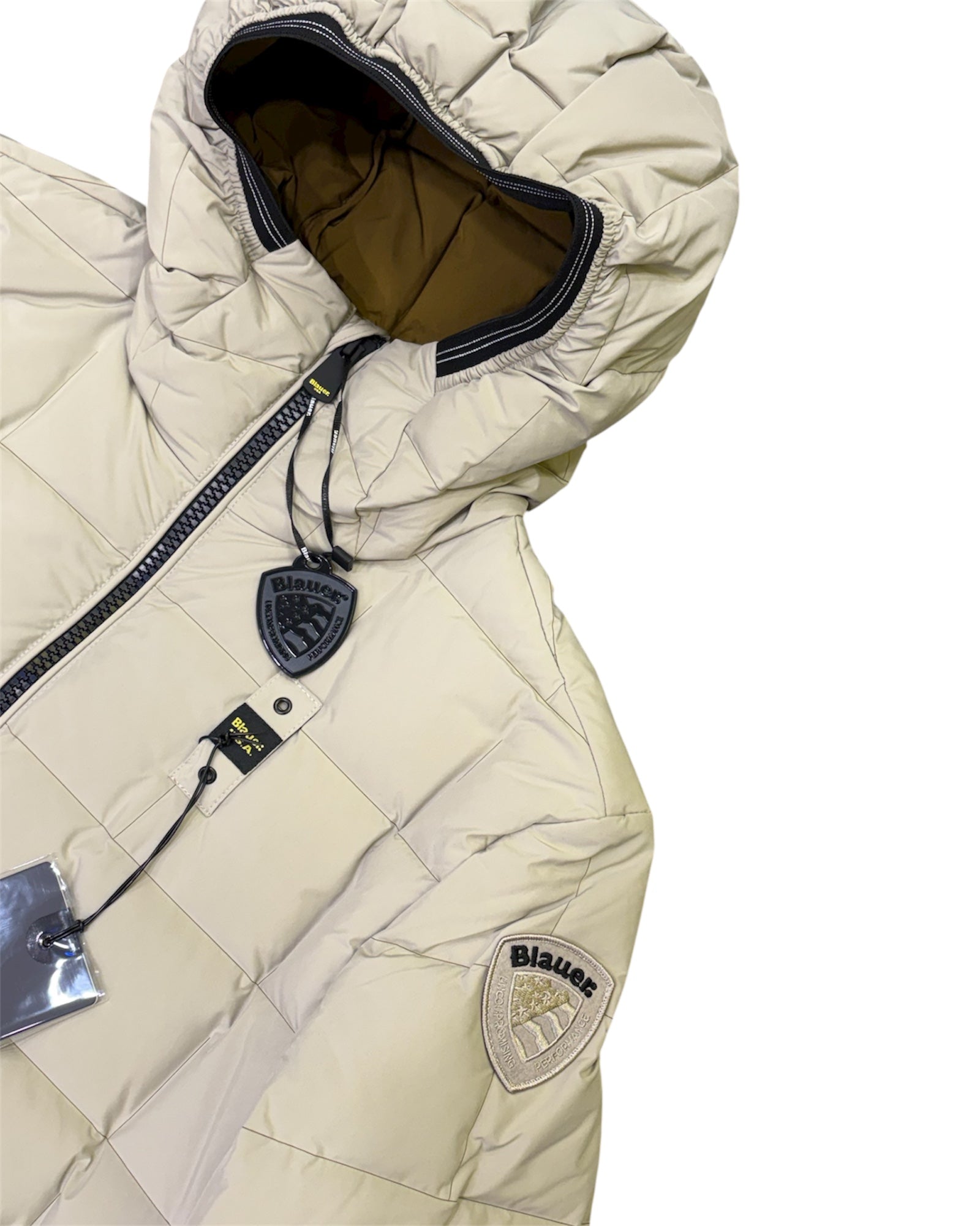 Piumino Blauer Dalin con cappuccio e zip