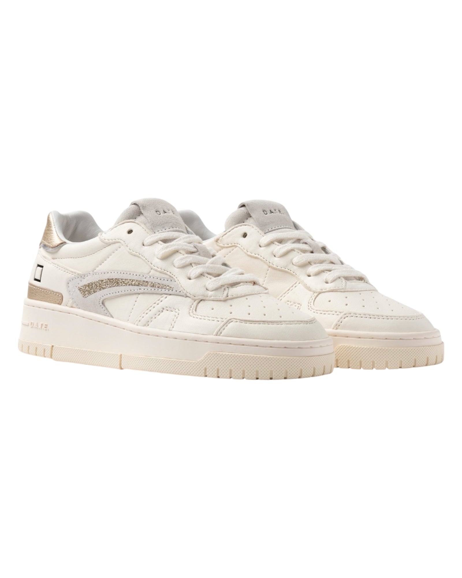 Easy Spirit Onice Sneaker Donna, Crema Oro, 40 EU - Scarpe Con Supporto Plantare E Suola Flessibile