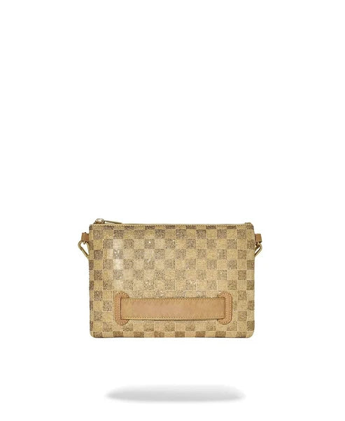Pochette Sprayground 2 Tone Gold Trinity Crossover Clutch Oro