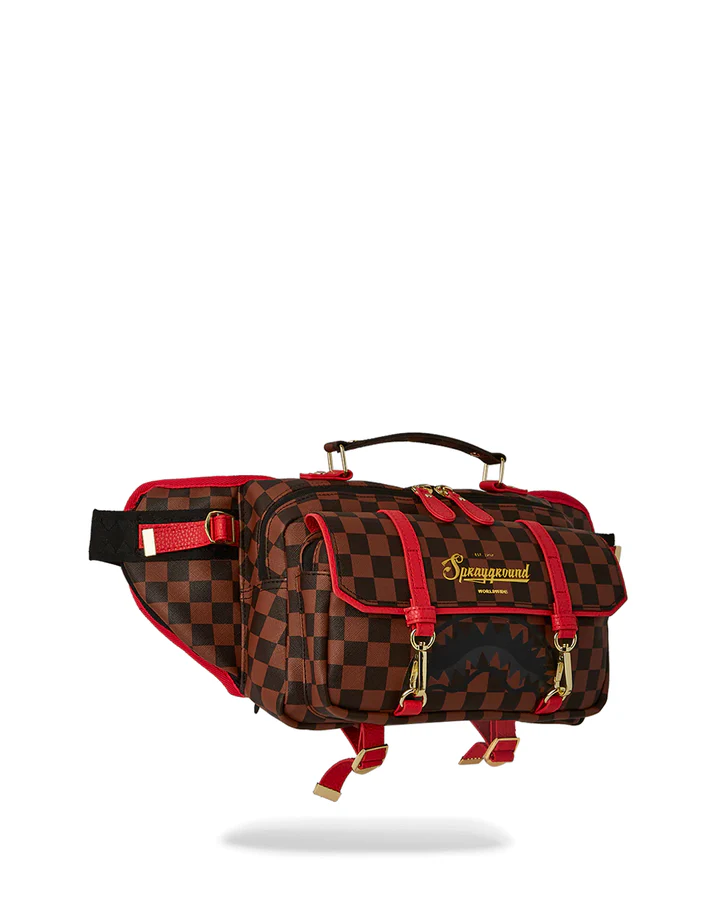 Marsupio TAKEOVER THE THRONE CROSSBODY CARGO Marrone - Sprayground