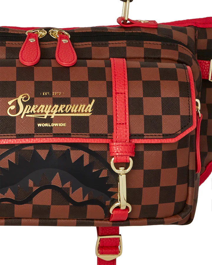 Marsupio TAKEOVER THE THRONE CROSSBODY CARGO Marrone - Sprayground