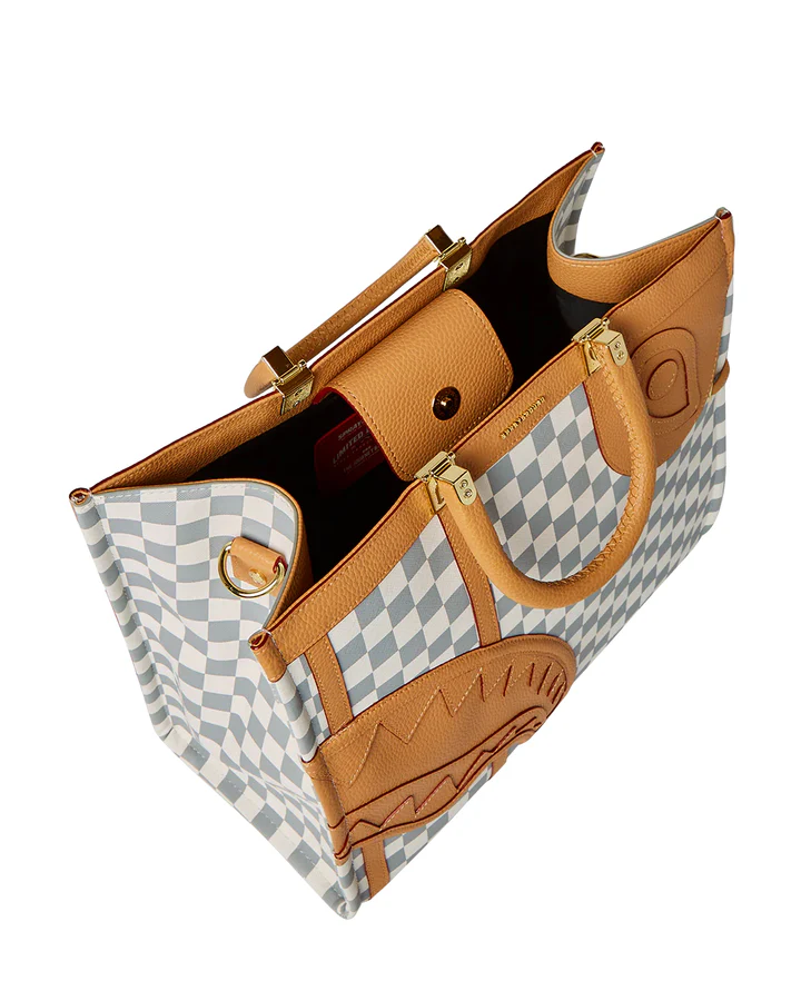 Borsa HENNY RACEWAY CREAM TORTUGA TOTE - Sprayground