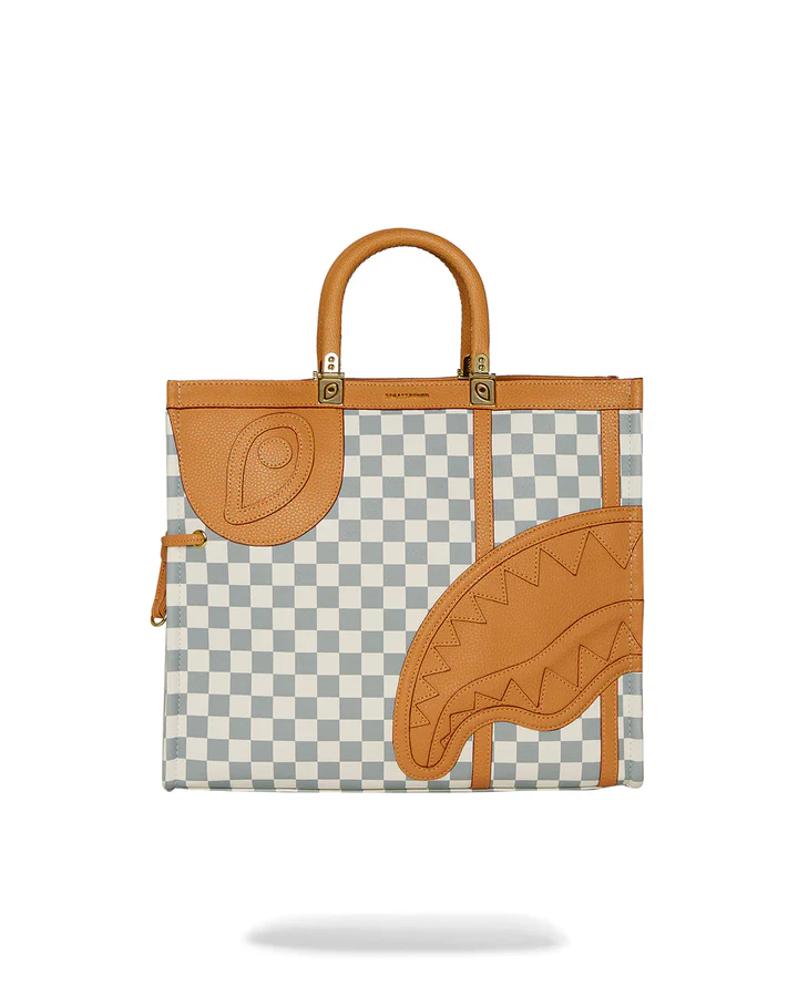 Borsa HENNY RACEWAY CREAM TORTUGA TOTE - Sprayground