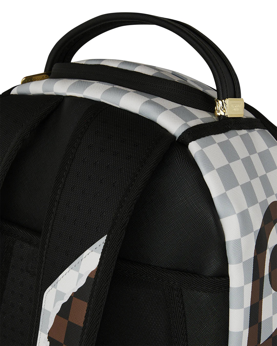 Zaino CREAM AND BROWN TEAR CHECK - Sprayground
