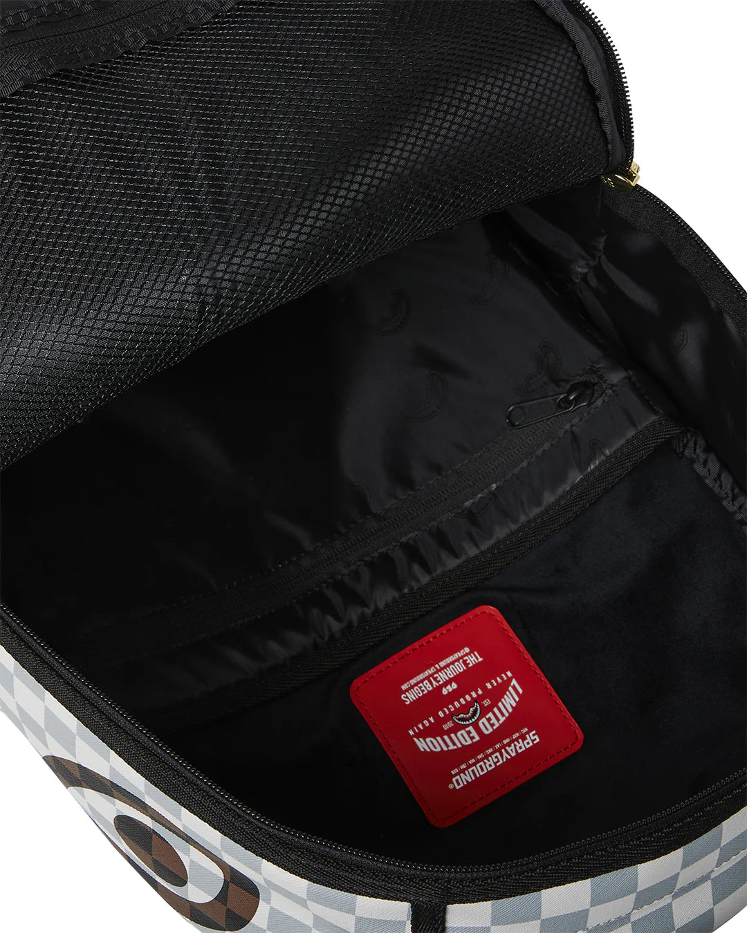 Zaino CREAM AND BROWN TEAR CHECK - Sprayground