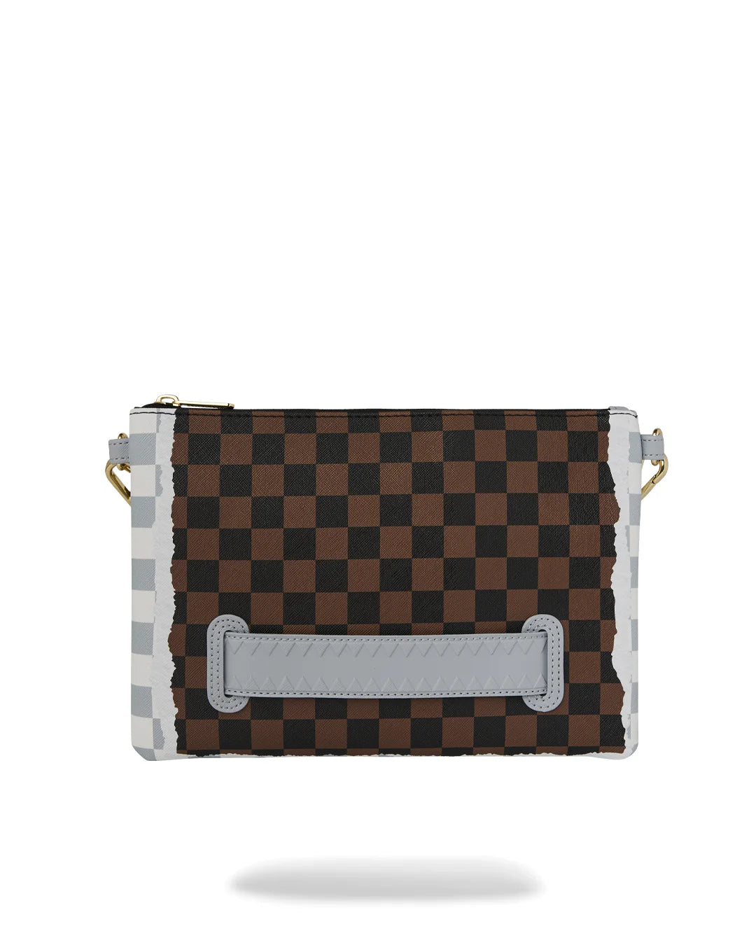 Pochette CREAM AND BROWN TEAR CHECK CROSSOVER - Sprayground